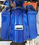 97-08 Harley Davidson Stretched 6" Down 9" Back Bags And Fender Flh Touring. Fixed Price $1199.00.