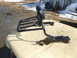 2018-2025 Harley Davidson Holdfast Gloss Black Q.d. Backrest/luggage Rack. Fixed Price $134.00.