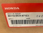 Fits Honda Motorcycle Powersports Fdr Rr. NH451M Pt# 80110-MCH-671ZJ. Fixed Price $474.91.