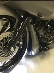 Front Fairing Chin Spoiler Scoop Fit For Harley Touring Street Glide Road. Fixed Price $325.00.