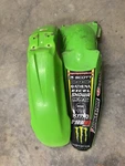 2006 2007 2008 Kawasaki Front Rear Fenders Plastic Green. Fixed Price $19.99.