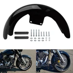 21" Wrap Front Fender Vivid Black For Harley Touring Cvo Road Street Glide 23-25. Fixed Price $111.14.