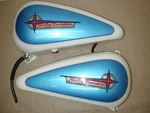 Harley Davidson Softail Fxstc Custom Nostalgia Oem 5 Gal Split Fuel Gas Tank. Fixed Price $495.00.