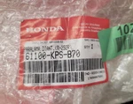 New Genuine Oem Honda Fender Front 61100-KPS-B70 Nos. Fixed Price $59.88.