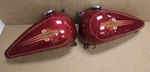 Harley Heritage Softail Flst Gas Tanks Front Rear Fender Paint Set Victory Red. Fixed Price $1675.00.
