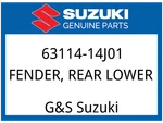 Suzuki Oem Part 63114-14J01 Fender,rear Lower. Fixed Price $51.52.