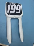 1987 86-95 Suzuki RM80 Front Number Plate. Fixed Price $29.99.