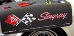 1968 - 1982 C3 Corvette Logo Fender Gripper Cover Mat Black. Fixed Price $69.95.