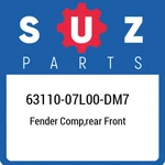 63110-07L00-DM7 Suzuki Fender Comp,rear Front 6311007L00DM7, New Genuine Oem Par. Fixed Price $95.22.