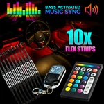 18 Color 10PCS Flexible Led Light Neon Remote Kit For Yamaha R1S. Fixed Price $25.05.