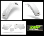 New Yamaha YZ125 YZ250 YZ490 White Front And Rear Fenders Side Panels. Fixed Price $250.22.
