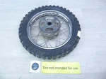 1973 Yamaha GT1 Mx 80 Y403-2) Chrome Rear Wheel Rim With Sprocket 14IN. Fixed Price $151.25.