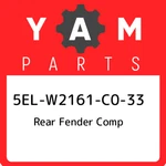 5EL-W2161-C0-33 Yamaha Rear Fender Comp 5ELW2161C033, New Genuine Oem Part. Fixed Price $961.49.