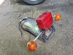 1979-1980 Honda CM400 Rear Fender And Tail Light Assembly 80100-447-670 Oem. Fixed Price $100.00.