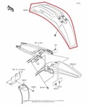 New Oem Kawasaki Front Fender Fairing Lime Green. Fixed Price $89.31.