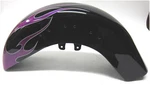 Harley Davidson New Front Fender Mistress Pink With Flames Flstci 59129-03. Fixed Price $595.95.