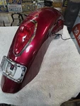 2001-2007 Honda VT750 Shadow Aero Rear Fender ,light, And Frame. No Cracks!. Fixed Price $130.00.