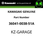 Kawasaki Genuine Cover-tail,rh,m.c.gray 36041-0038-51A New. Fixed Price $78.18.