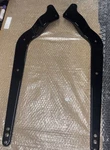 Harley Heritage Softail Fl Rear Fender Frame Strut Cover Black Gloss Powder Coat. Fixed Price $199.95.
