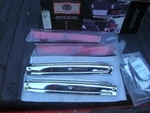 Harley-davidson Tour-pak Side Light Chrome Accent Covers 1997 2005 PN59349-97A. Fixed Price $95.00.