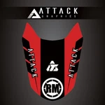 Attack Graphics Renegade Front Fender Decal Red 207-123-0006. Fixed Price $23.25.