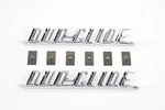 "duo-glide" Fender Emblem Set For Harley Panhead Fl Models 1958-1964 59195-58. Fixed Price $56.05.