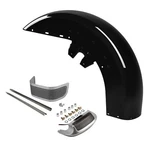 Vivid Black Front Fender Fit For Harley Electra Glide Road King 1989-2013. Fixed Price $189.80.