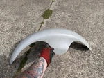 Nos Sumax Wide Glide Fiberglass Front Fender Harley Chopper Fxr Dyna. Fixed Price $139.99.