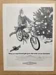 Vintage 1964 Harley Davidson M50 M-50 Print Advertisement Motorcycle Xmas Elf. Fixed Price $9.99.