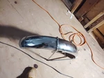 CB750A Hondamatic 77 Front Fender Chrome 61100-393-780. Fixed Price $100.00.