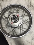 73 Yamaha GT1 Mx GT80 Rear Back Wheel Rim Straight. Fixed Price $141.10.