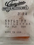 Oem Harley Davidson 59261-77 Amber Reflector Flh Flt Fxr Nos New. Fixed Price $8.99.