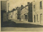 France Unknown Village Street Shops Old Photo 1940. Fixed Price $35.36.