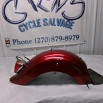 2008 Yamaha V Star 650 Classic Oem Red Rear Back Wheel Fender Mud Guard. Fixed Price $200.00.