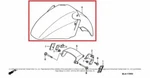 New Oem Honda Front Fender Fairing Black. Fixed Price $189.95.