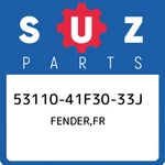53110-41F30-33J Suzuki Fender,fr 5311041F3033J, New Genuine Oem Part. Fixed Price $771.80.