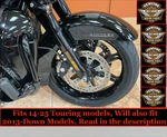 Oem 95-25 Harley Touring Ultra Limited Front Fender/emblems Vivid Black 28571. Fixed Price $149.95.