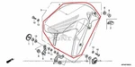 New Oem Honda Front Fender Fairing Red. Fixed Price $269.95.