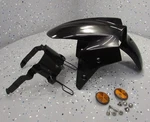Oem Front Fender Assy. W/brace Frt Wheel Cover Mud Guard 08-12 EX250 Ninja. Fixed Price $59.92.