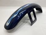 Harley-davidson 2002 Dyna FXDWG3 Wide Glide Front Fender Navy Pearl Silver Flame. Fixed Price $199.00.
