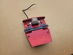 1984 Honda CH125 Elite License Plate Base Mount Light Candy Ruby Red. Fixed Price $40.00.