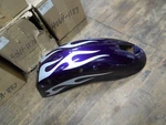 03-17 Victory Vegas Nos Oem New Rear Fender 1014064-1170 Purple W/ Silver Flame. Fixed Price $149.99.