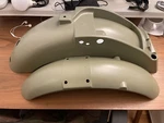 Moto Guzzi V7 Ii Stone Front And Rear Fenders Mud Guard Army Alce Green 978946. Fixed Price $240.00.