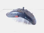 1987-1996 Suzuki VS1400 Intruder Black Rear Wheel Fender Mudguard Cover. Fixed Price $67.95.