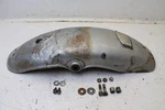 1975 Yamaha Enduro Rear Back Steel Fender - Bent Cracks Holes. Fixed Price $130.50.