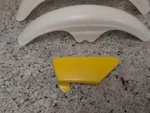 Yamaha TY80 Trials Plastic Body Work Front And Rear Fender Oil Tank Cover. Fixed Price $175.00.