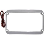 Klock Werks License Plate Frame Lighted Chrome KW05-01-0089-C. Fixed Price $249.95.