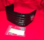 Black Ribbed Fender Skirt With Oem Willie Medallions 2014-2023 Electra Glide. Fixed Price $79.95.