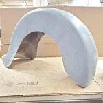 New Sumax Harley Honda Yamaha Kawasaki 9" Rear Bell Bottom Street Sweeper Fender. Fixed Price $353.99.