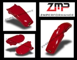 New Honda XR75 77 - 78 Fighting Red Plastic Front Rear Fender Side Panels Kit. Fixed Price $175.04.